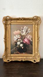 Gouden lijst met bloemen, Ophalen
