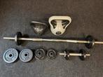 Fitness Set: Z-stang, Gewichten & Kettlebells, Sport en Fitness, Fitnessmaterialen, Ophalen of Verzenden, Gebruikt, Armen, Halterset