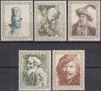Nederland- 1956- Rembrandt - NVPH-671 t/m NVPH-675 - P, Postzegels en Munten, Verzenden, Na 1940, Postfris