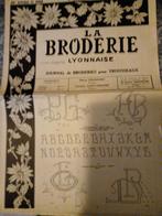La Broderie Lyonnaise - Borduurpatronen 1939, Ophalen of Verzenden, Laurent Couttenoire
