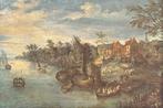Leuk oud schilderijtje, Antiek en Kunst, Ophalen of Verzenden