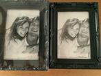 Fotolijstjes zwart Barok kunststof 8 stuks, Ophalen of Verzenden, Nieuw