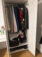 Ruime witte IKEA Brimnes kledingkast, Overige materialen, Met deur(en), 100 tot 150 cm, Ophalen of Verzenden
