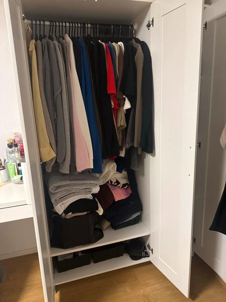 Ruime witte IKEA Brimnes kledingkast, Huis en Inrichting, Kasten | Kledingkasten, Zo goed als nieuw, 150 tot 200 cm, 100 tot 150 cm