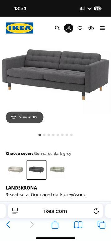 IKEA Landskrona 3-zitsbank - afbeelding 2