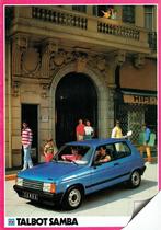 Folder Talbot Samba (1983), Verzenden, Gelezen, Overige merken