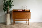 Deense mid century vintage secretaire van Arne Wahl Iversen, Huis en Inrichting, Kasten | Secretaires, Ophalen, Gebruikt, Mid century, deens, vintage, retro, teak,