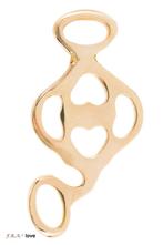 FRA hackamore scharen Love goud, Dieren en Toebehoren, Paarden en Pony's | Hoofdstellen en Tuigage, Ophalen of Verzenden, Nieuw