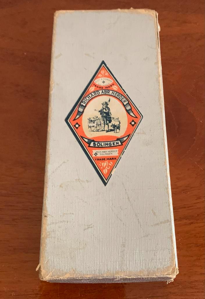 Vintage Richard Abr. Herder Schaar in Doos, Antiek en Kunst, Antiek | Gereedschap en Instrumenten, Ophalen