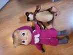 Mascha en de beer pop en beer, Kinderen en Baby's, Speelgoed | Poppen, Ophalen of Verzenden, Gebruikt, Overige typen