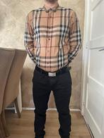 Burberry blouse, Ophalen, Bruin, Nieuw, Halswijdte 39/40 (M)