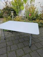 Grote Kampeertafel - 120x80 cm - Verstelbaar, Ophalen, Gebruikt, Campingtafel