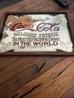 Vintage Coca cola spiegel, Antiek en Kunst, Antiek | Spiegels, Ophalen, Rechthoekig, 50 tot 100 cm, Minder dan 100 cm