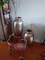 Set van 2 grote industriële metalen vazen, Ophalen, Overige materialen, Gebruikt, Overige kleuren