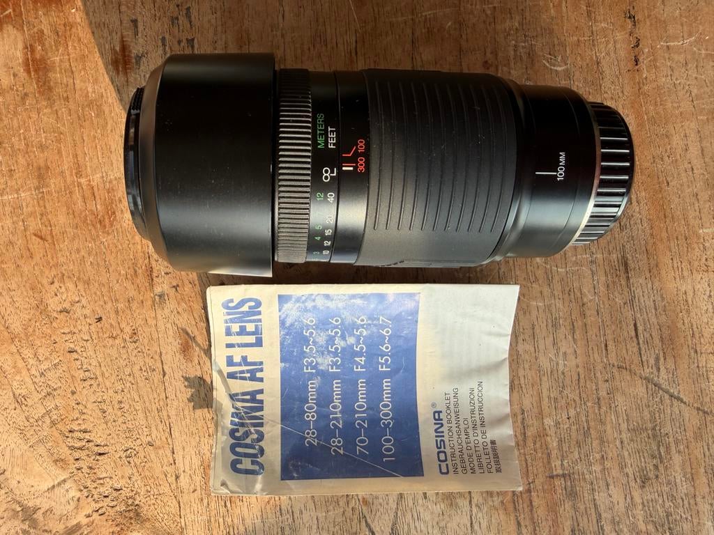 Cosina telelens 100-300mm, Ophalen of Verzenden, Gebruikt, Telelens, Zoom