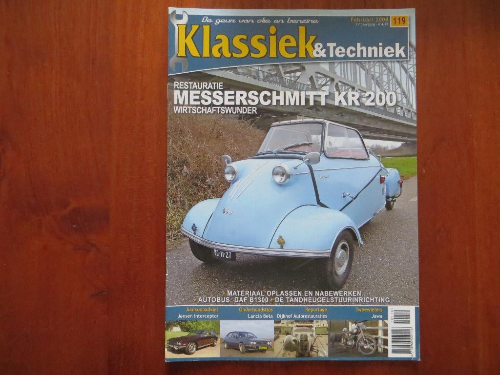 Klassiek & Techniek 119 Messerschmitt KR 200, Interceptor, Ophalen of Verzenden, Nieuw, Overige merken