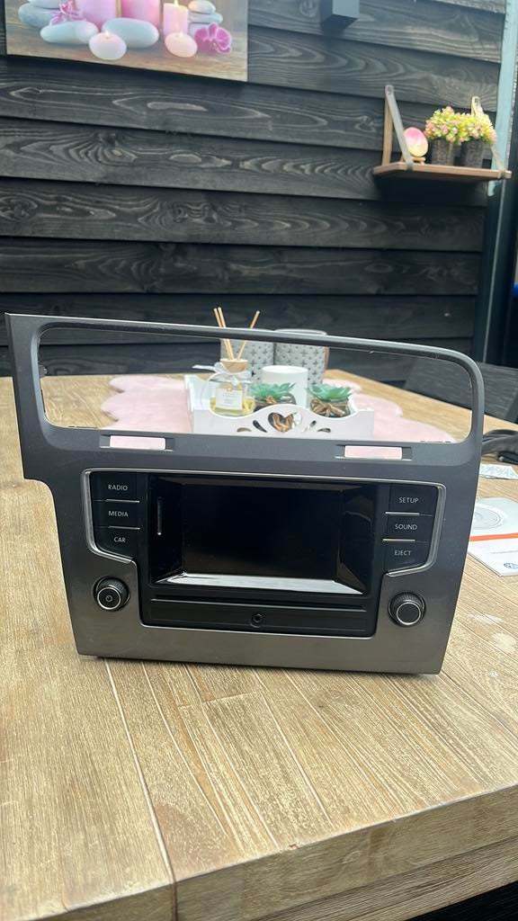 Radio en cd speler Golf 7, Auto diversen, Autoradio's, Ophalen of Verzenden, Zo goed als nieuw