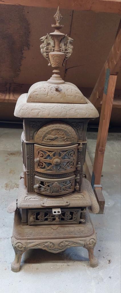 Antieke kolenkachel, Ophalen