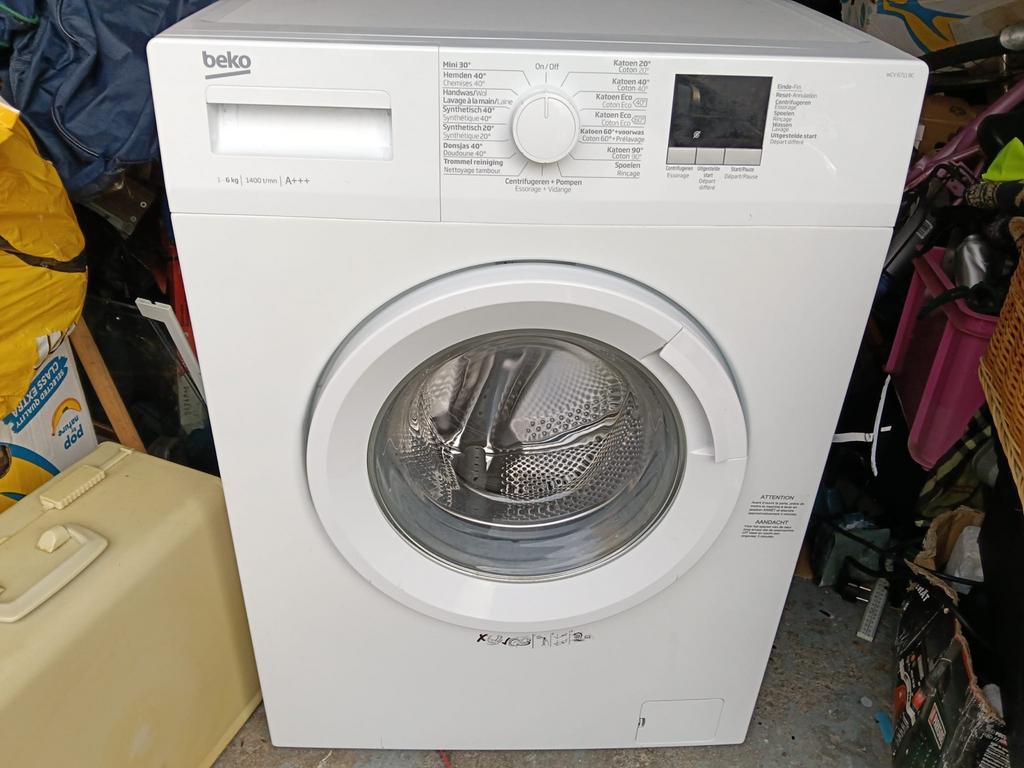 Zgan Beko WCY 61032 Wasmachine - 6 kg, 1000 toeren, A+++, 4 tot 6 kg, Ophalen of Verzenden, 85 tot 90 cm, Minder dan 1200 toeren