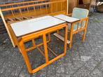 Vintage Kinderstoel en Kindersetje (tafel + stoel), Kinderen en Baby's, Kinderstoelen, Ophalen, Gebruikt, Meegroeistoel