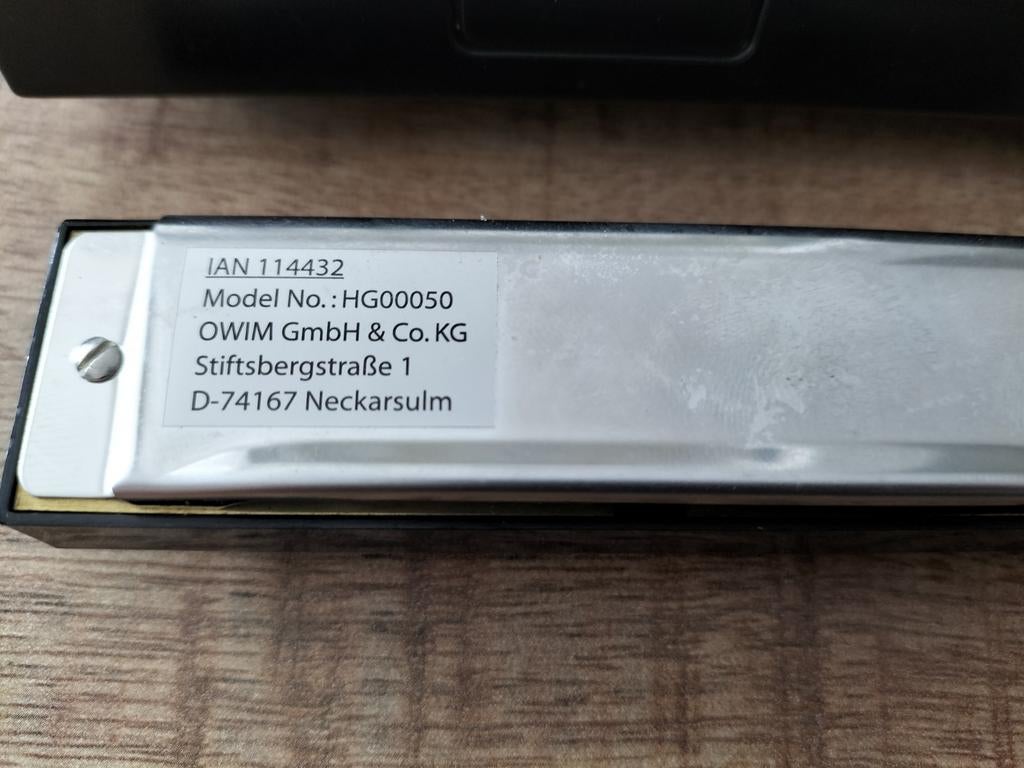 Twee Owim mondharmonica's., Muziek en Instrumenten, Blaasinstrumenten | Mondharmonica's, Ophalen of Verzenden, C-mondharmonica