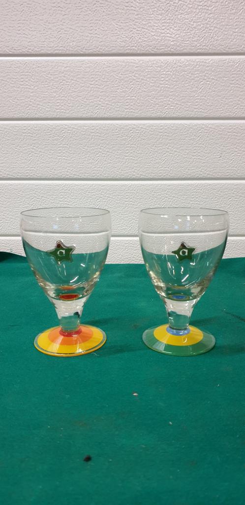 Vintage wijn/bierglazen, Verzamelen, Glas en Borrelglaasjes, Ophalen of Verzenden, 'T Olde Gre-j, Info@toldegrej.nl, Endepoelstraat 20f Didam