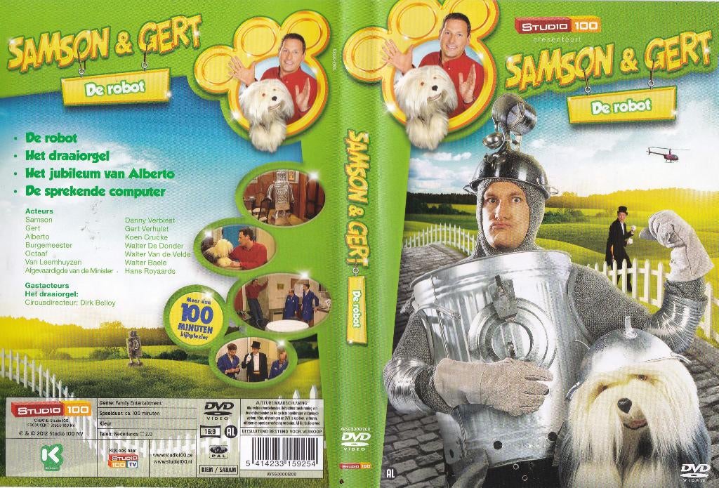 Samson en Gert - De robot dvd, Cd's en Dvd's, Dvd's | Kinderen en Jeugd, Gebruikt, Alle leeftijden, Ophalen of Verzenden, Komedie