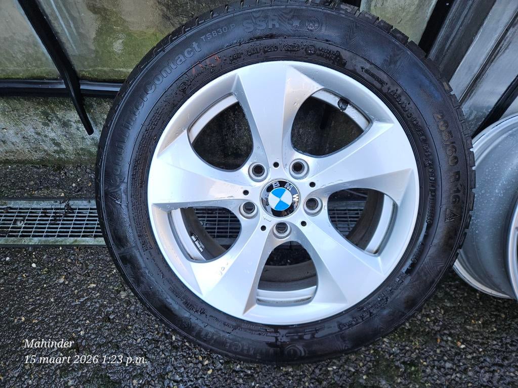 Mooi BMW velgen 16 inch, 16 inch, Banden en Velgen, 205 mm, Winterbanden