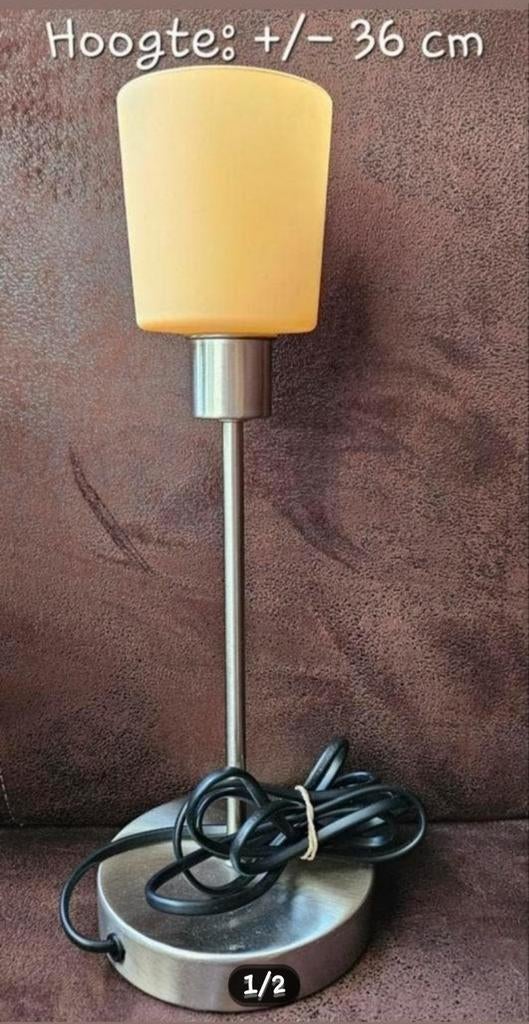 Livarno tafellamp, Huis en Inrichting, Lampen | Tafellampen, Ophalen, Zo goed als nieuw, Minder dan 50 cm