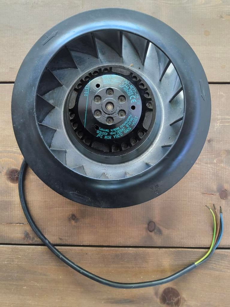 EBM 80Watt Centrifugaalventilator, Doe-het-zelf en Verbouw, Ophalen, Nieuw, Ventilator