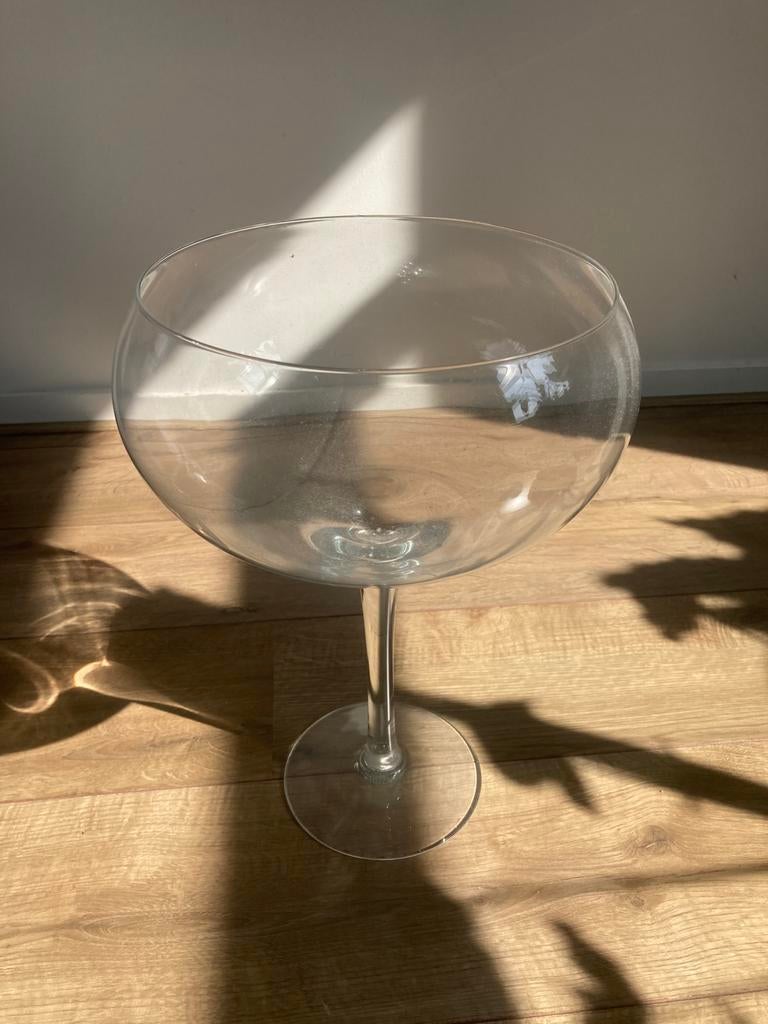 Fruitschaal, Huis en Inrichting, Woonaccessoires | Schalen en Manden, Ophalen of Verzenden, Zo goed als nieuw, Rond, Glas