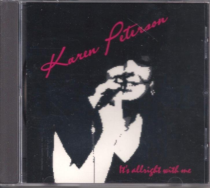 cd van Karen Peterson - It's Alright with me, Cd's en Dvd's, Cd's | Pop, Zo goed als nieuw, 1960 tot 1980, Ophalen of Verzenden