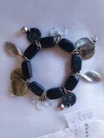 FIVA Jewelry armband, Sieraden, Tassen en Uiterlijk, Armbanden, Zwart, Ophalen of Verzenden, Zo goed als nieuw, Elastiek