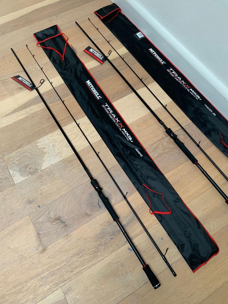 Nieuwe Mitchell Traxx MX3LE spinhengels, 2.10m & 2.70m, Watersport en Boten, Hengelsport | Roofvissen, Mitchell, Werphengel, Nieuw