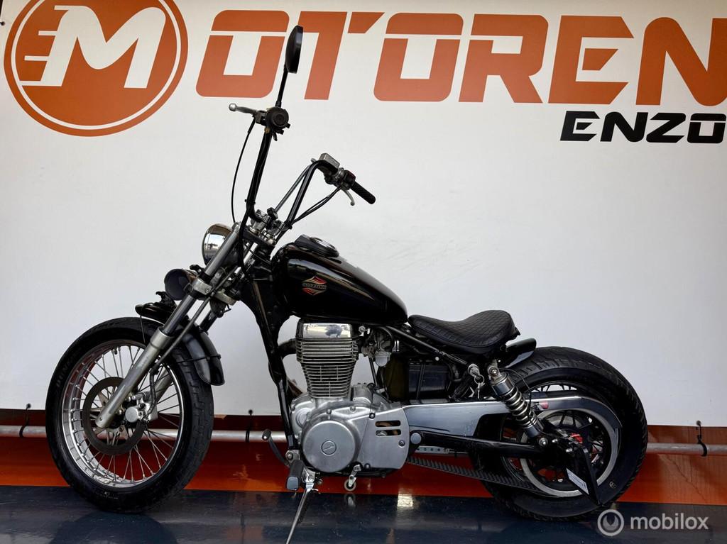 Suzuki LS 650 SAVAGE ORIG NL BOBBER STYLE A1 A2 Rijb 25 kw, Chopper, Bedrijf, 652 cc, 12 t/m 35 kW