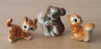 3 kleine Beeldjes - Kat, Koala en Eekhoorn - porselein, Ophalen of Verzenden, Zo goed als nieuw, Dier