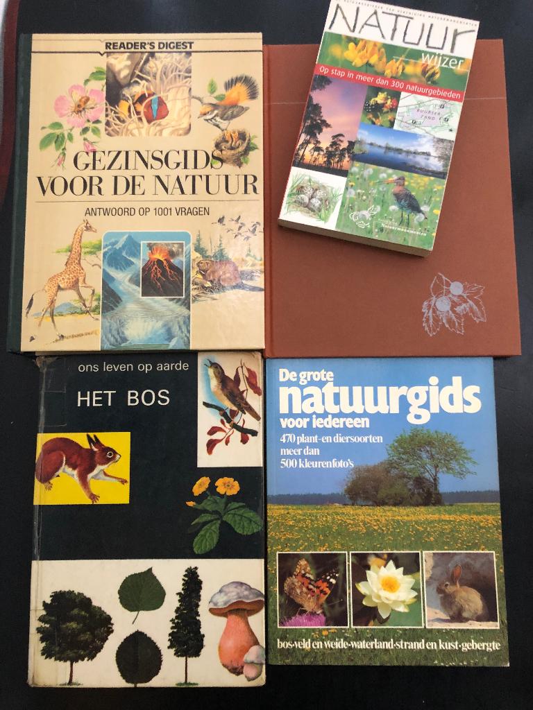 Set van 5 natuur boeken, Ophalen of Verzenden, Gelezen, Natuur algemeen