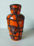 Spiderweb fat lava Scheurich West-Germany vaas 18 cm, Ophalen of Verzenden