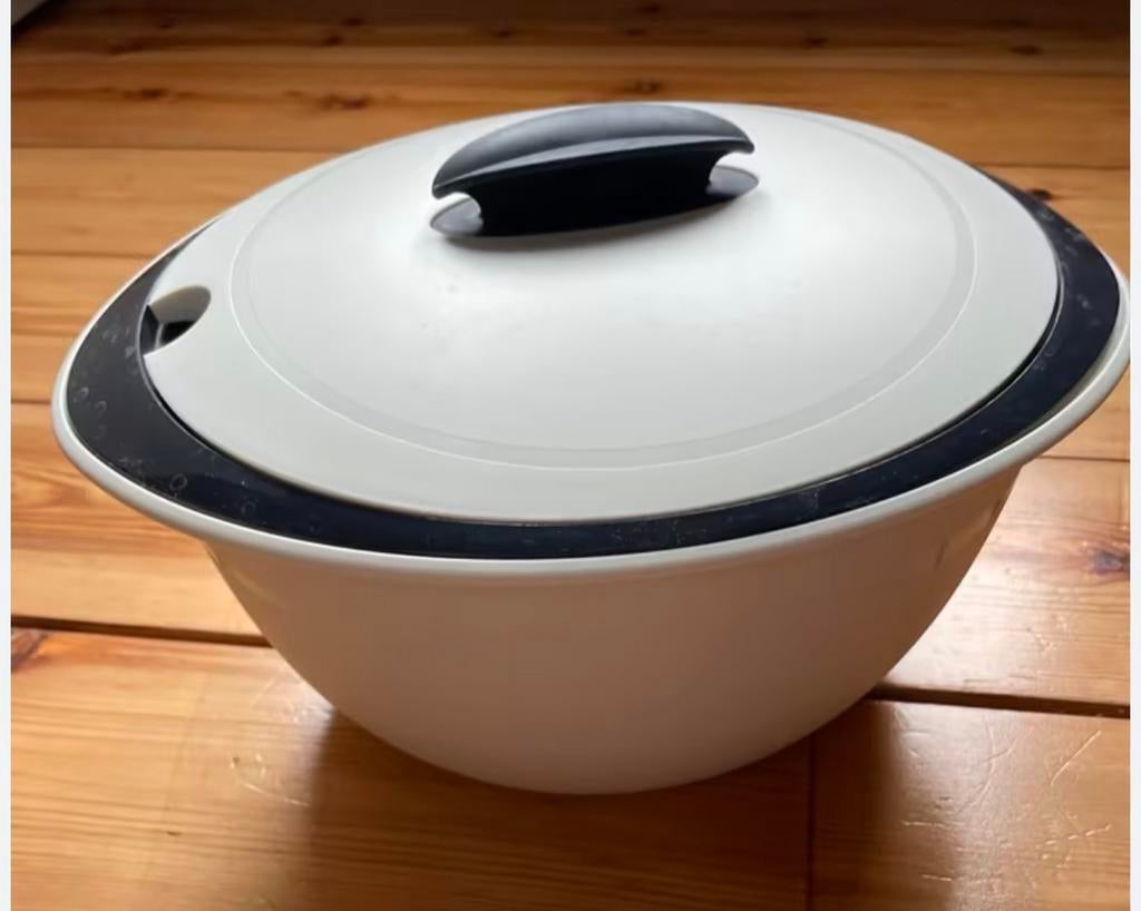 Serveerwonder iso duo Tupperware, Huis en Inrichting, Keuken | Tupperware, Nieuw, Schaal, Blauw, Wit, Ophalen