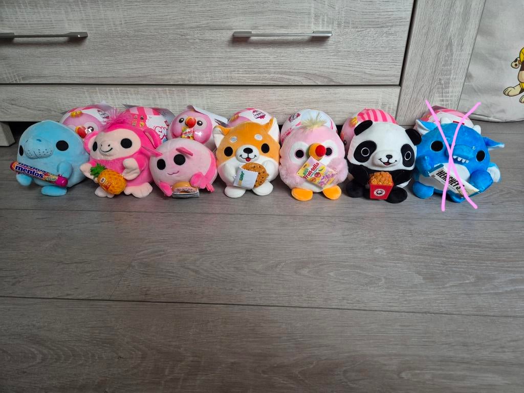 Zuru Mini Snackles 11 Ballen, Kinderen en Baby's, Speelgoed | Knuffels en Pluche, Overige merken, Overige karakters, Overige typen