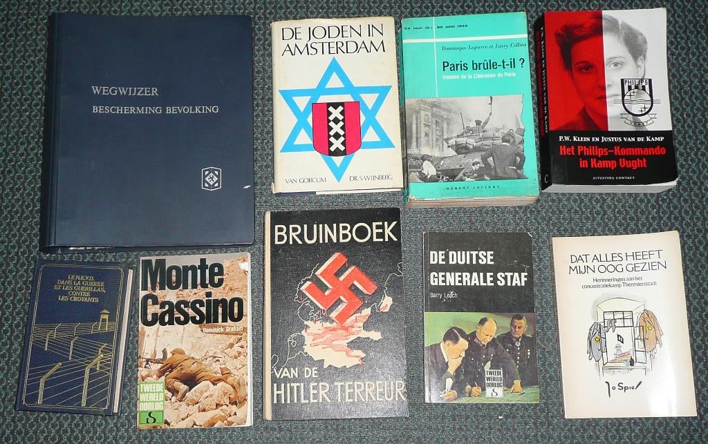 344 boeken oorlog WO2 WOII :, Ophalen of Verzenden, Gelezen, Geschiedenis en Politiek