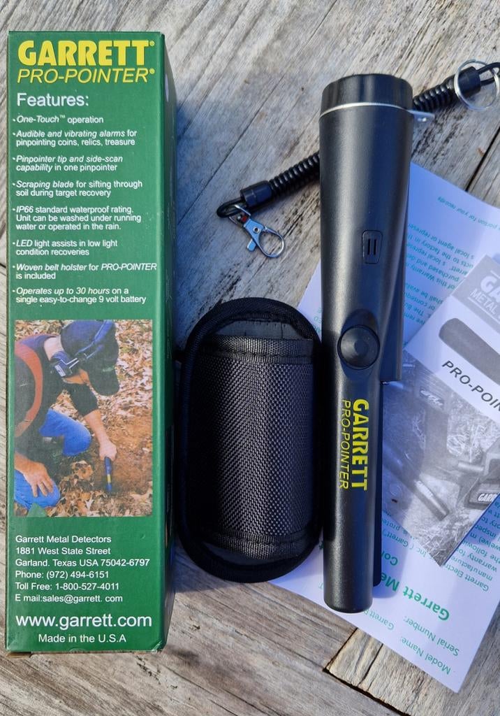 Garrett Pro-Pointer Pinpointer - Nieuw in doos, Hobby en Vrije tijd, Metaaldetectors, Verzenden, Nieuw, Garrett