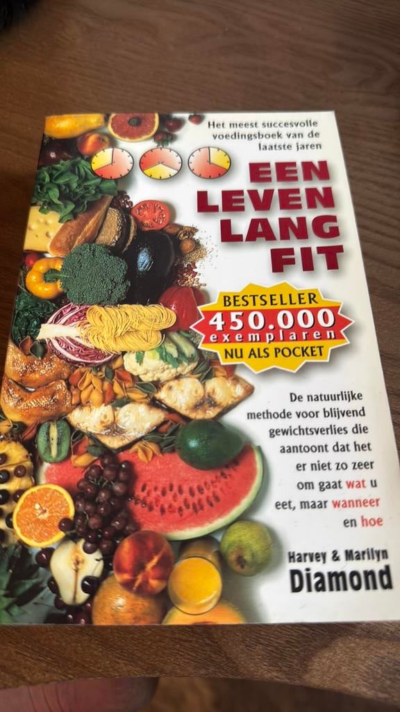 H. Diamond - Een leven lang fit, Boeken, Ophalen of Verzenden, Zo goed als nieuw, H. Diamond, Overige gebieden