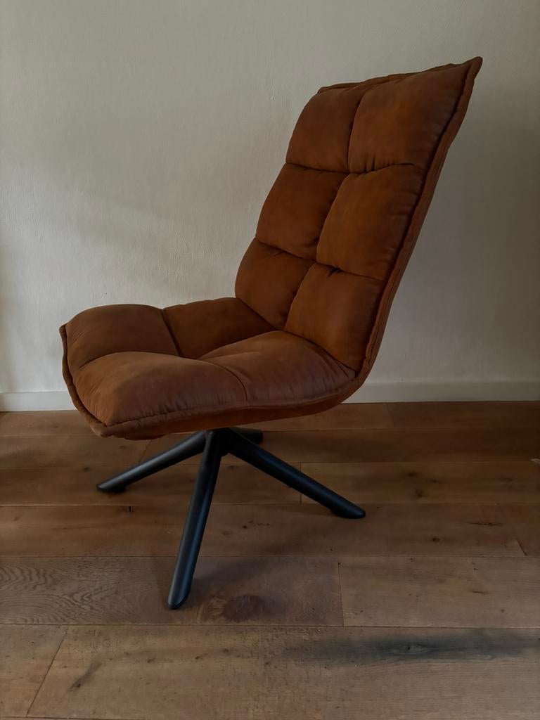 Draai fauteuil, Huis en Inrichting, Fauteuils, Ophalen, Zo goed als nieuw, Minder dan 75 cm, 50 tot 75 cm