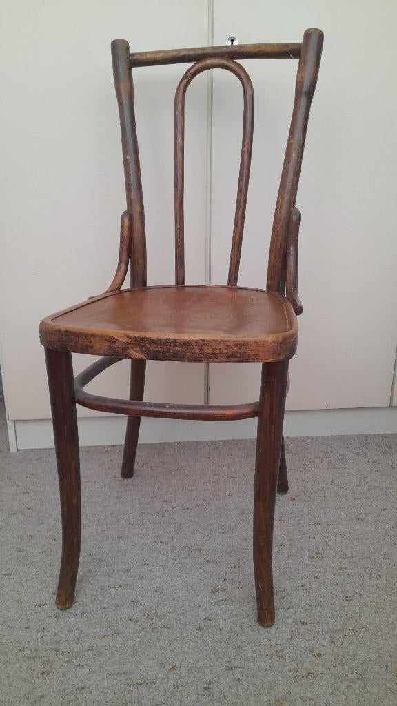 Café-stoel, Huis en Inrichting, Stoelen, Ophalen, Gebruikt, Bruin, Eén