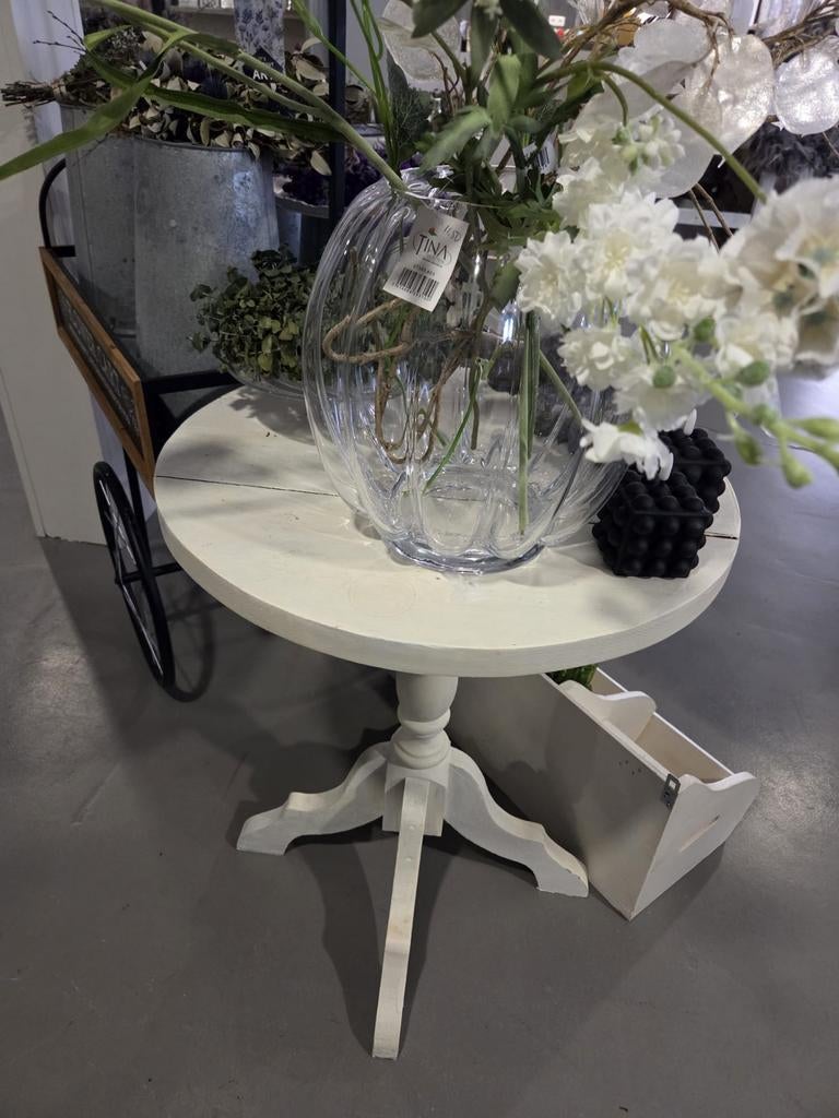 Leuk tafeltje, Minder dan 55 cm, Gebruikt, Rond, Ophalen of Verzenden