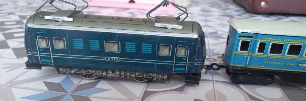 Blikken trein, Ophalen of Verzenden, Gebruikt, Gelijkstroom, Overige merken