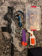 Nerf en X-Shot Blaster Set met Accessoires, Ophalen of Verzenden, Gebruikt