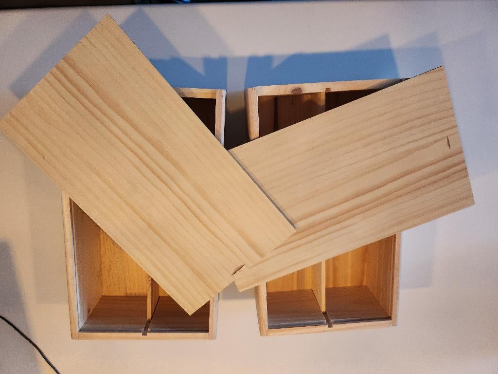 Wijnkist dubbel ( 4 stuks ) bieden, Ophalen, Nieuw, Overige gebieden, Rode wijn