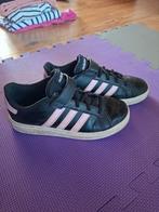 Adidas sneakers maat 36 - Zwart met roze strepen, Ophalen of Verzenden, Gebruikt, Adidas, Schoenen